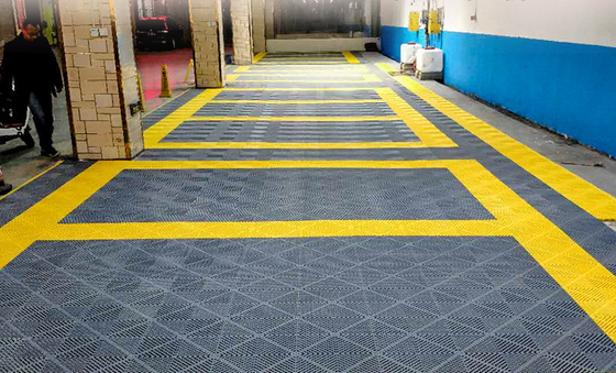 洗車室床グリル PP 40*40*2cm 格子板床マット 格子床 多機能