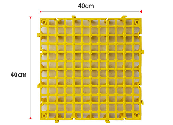 防水洗車 スプライシンググリッドグリッド プラスチックガレージ床タイル 40*40*4cmサイズ