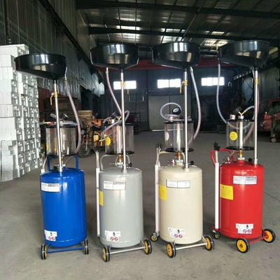高容量80L ローターポンプ真空オイルリフト排水器付きの赤圧油排水タンク