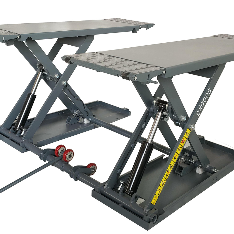 ポータブル ミッドリース 6600lbs オート ジャック リフティング ハイドロリック シザー 自動車 リフティング 自動車 修理