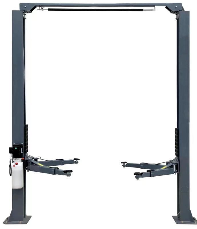 2 ポスト ガレージ ダブルシリンダー ハイドロリック カー ジャック リフト クリア フロア デザイン 4 トン